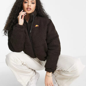 Jacket With Logo In Brown